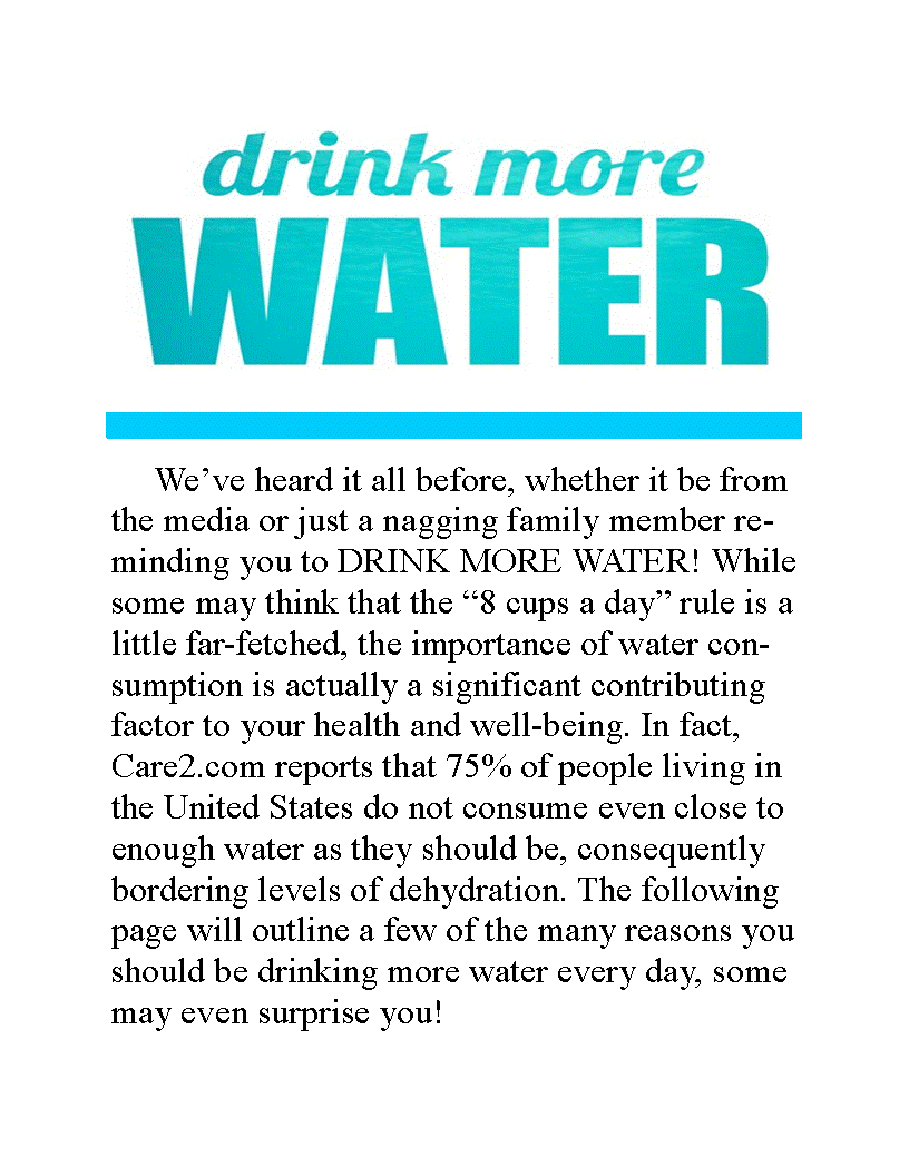 Watch How to Drink More Water Every Day video Watch How to Drink More Water Every Day video